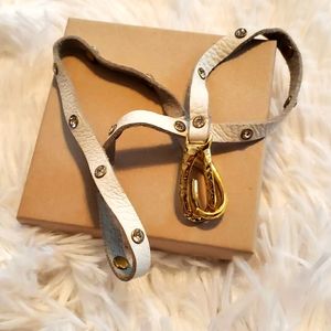 Leather wrap bracelet